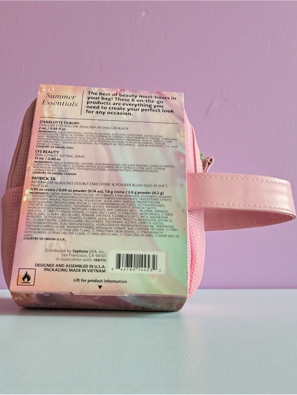 Sephora Favorites Summer Essentials w/ Pink Travel Makeup Bag - Picture 3 of 4